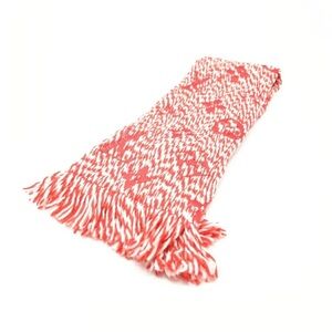 LOUIS VUITTON 
Wool Silk Logomania Mix Scarf Coquelicot unisex silk|wool LV